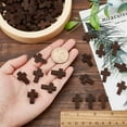 thumbnail image 3 of 200Pcs Wood Charm Wooden Charms Natural Wooden Small Charms with Hole for Party Favors Easter Holiday Necklace Jewelry Making DIY Craft Handmade Accessories Coconut Brown Brown, 3 of 9
