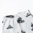 thumbnail image 7 of Toddler Boys Clothes Summer 2PCS Outfits Car Fire Truck Print Short Sleeve Shirt Top and Shorts Set 2T 3T 4T 5T 6T 7T 8T Kids Boys' Pajama Set, 7 of 7