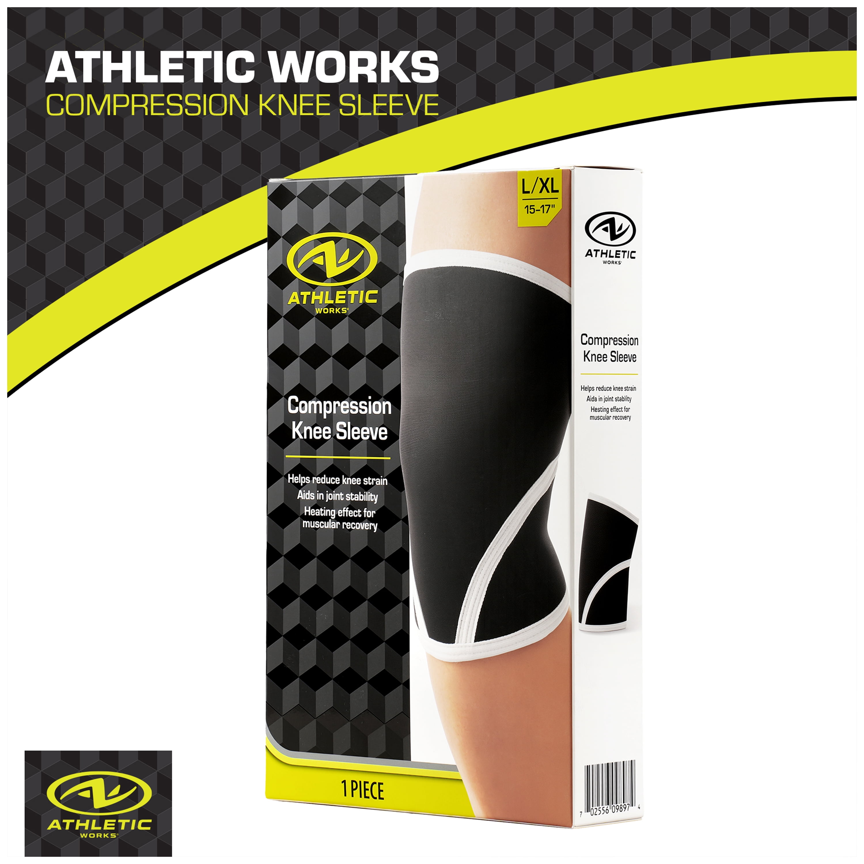 Athletic Works Knee Support Sleeve - Large/X-Large - Walmart.com