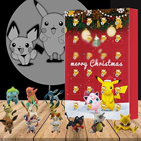 2023 Holiday Toys Advent Calendar For Kids, 24 Gift Pieces 24pcs Kawaii  Pikachu Anime Figures Toy - Walmart.com