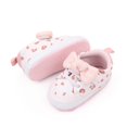 thumbnail image 5 of Otqutp Baby Girls Sneakers Bow Open Toe Loafers Heart Shoes Cotton Soft Sole Non Slip First Walking Shoes Light Breathable, 5 of 7