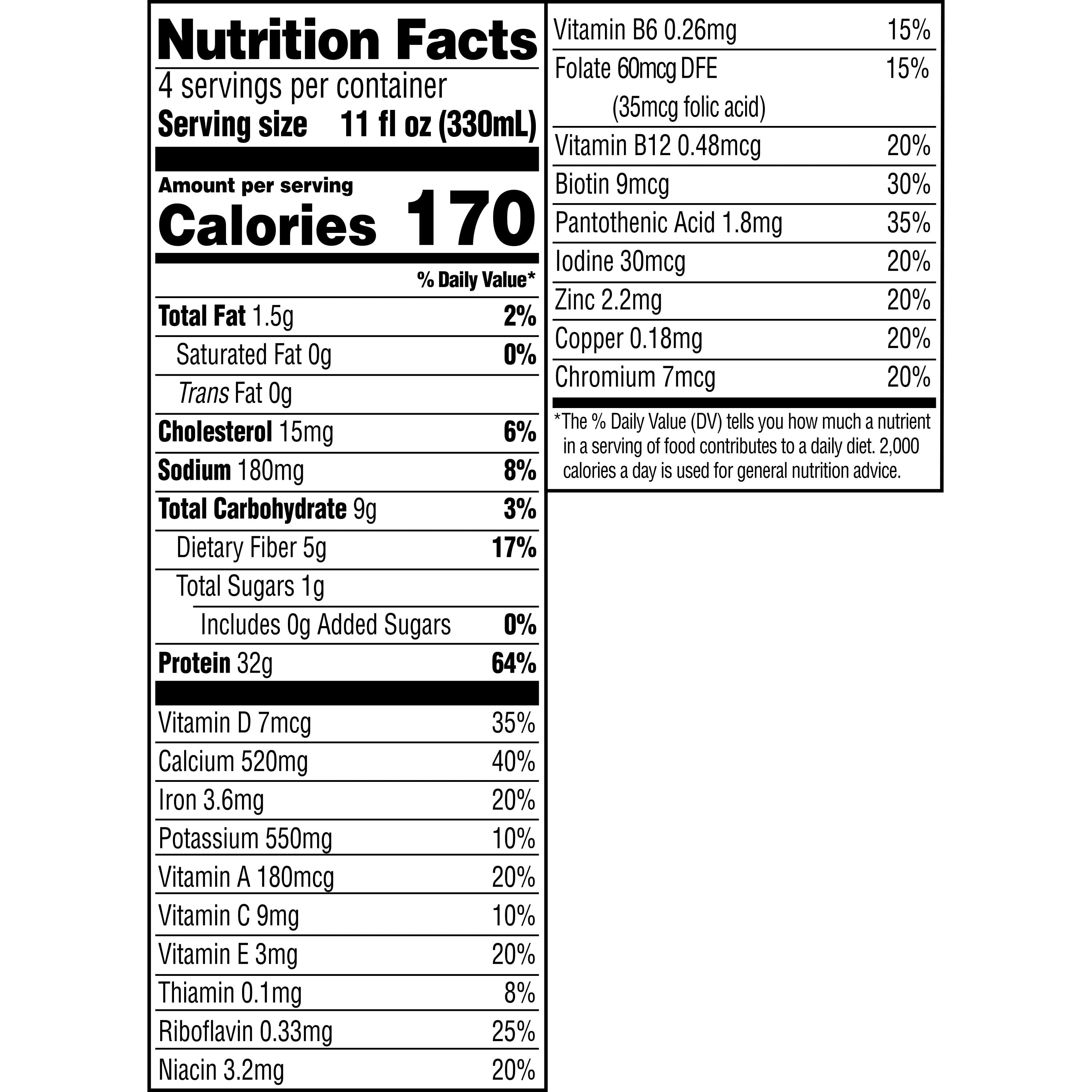 Muscle Milk Pro Advanced Nutrition Protein Shake, Chocolate Peanut Butter, 11 Fl Oz Carton, 4 Pack, 32g Protein, 1g Sugar