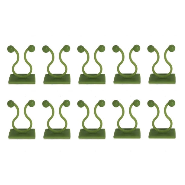 Kuymtek Clips Fijación para Pared Escalada Plantas Clip Fijación Invisible Autoadhesivo (M)