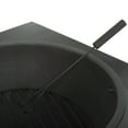 thumbnail image 4 of Safavieh Leros Outdoor Modern Square Fire Pit with Cover, 4 of 7