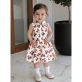thumbnail image 5 of BemeyourBBs Kids Toddler Baby Girl Summer Golf Dress Outfit Athletic Workout Dress Clothes Sleeveless Tank Dress Lapel Collar Half Zipper A Line Dress Party Princess Dresses, 5 of 9