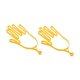 thumbnail image 2 of 2 soportes para guantes de golf, secador profesional, gancho de mantenimiento. Amarillo, 2 of 9