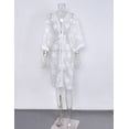 thumbnail image 5 of Bathing Suit Cover Up for Women Summer Seethrough Open Front Beach Cover Up Sexy Lace Stitching White Swimsuit Cover Up Shermie, 5 of 6