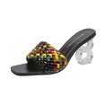 thumbnail image 1 of Zapatillas de tacón alto informales diarias de talla grande de verano Wmkox8yii hj789, 1 of 2