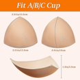 thumbnail image 2 of 18 Pairs Triangle Sports Bra Pads Inserts Women Push Up Breast Bra Insert Pads A-e, 2 of 5