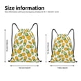 thumbnail image 2 of Fotbe Pineapple Bolsa Mochila con Cordón Estampada, Bolsa de Gimnasio Deportiva, Bolsa Cinch, Bolsa con Cordón para Hombres y Mujeres-Medium, 2 of 6