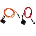 thumbnail image 1 of 2Pcs 110cm 4mm Caña de Pescar de Cuerda Elástica Fuerte para Canoa Kayak con Mosquetón + Gancho y Bucle Ajustables Sunnimix Kayak Paddle Leash, 1 of 8