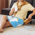 thumbnail image 3 of Wukai Collie in Bathtub Men’s Short Pajama Pants With Pockets Soft Sleep Pj Shorts for Men-XX-Large, 3 of 6