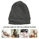 thumbnail image 4 of 1 PC Capucha práctica Hogar con estilo Sueño Sombrero ajustable Sombrero (negro), 4 of 6