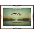thumbnail image 5 of Art.com Dreamers Meeting Place Art Print by Duy Huynh, Brown Frame Wall Art, 29" x 21", 5 of 5