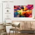 thumbnail image 5 of Elephant Stock Cloud Convergence Abstract Wall Art - Horizontal Canvas Wall Art - Living Room Wall Decor - Abstract Canvas - Orange And Gray Decor - 30" x 20", 5 of 8