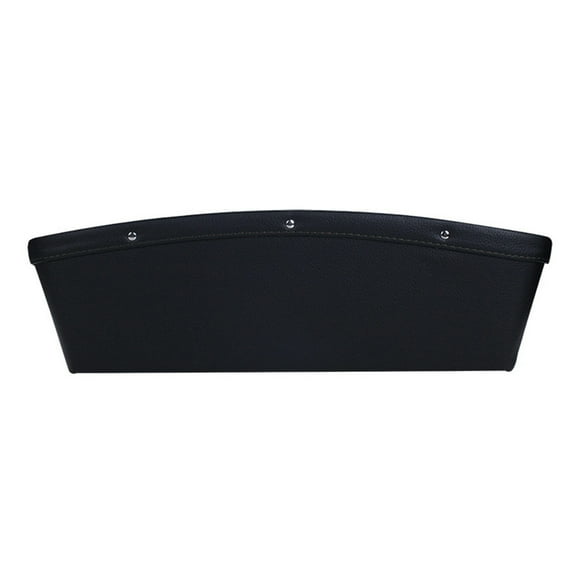 2 Pcs Poche de Siège de Voiture en Cuir PU 11.8x4.3x2 Pouces Organisateur de Rangement pour Siège avant Arrière