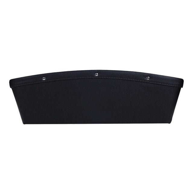Car Seat Slit Organizer, PU Leather, Universal Fit, for Storage, Front/Back Seat, Car Interior Organization