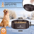 thumbnail image 2 of Cuenco de agua caliente AFDUV 3.7L para perros y gatos al aire libre, 2 of 8