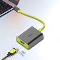 thumbnail image 4 of Omnibar OMN-HUB003 O16-000013 60 W USB C Hub, Gray, Yellow & Green, 4 of 10