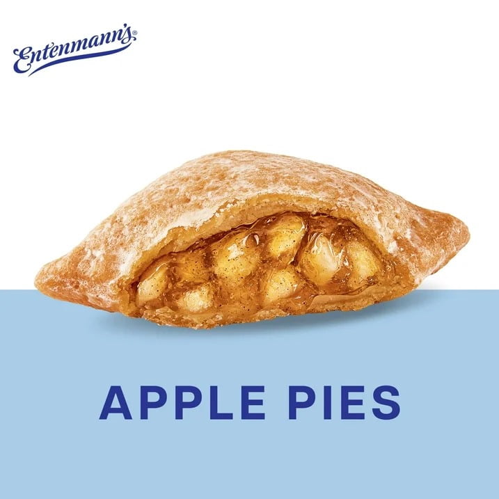 Entenmann's Apple Snack Pies, 6 Count, Mini Pies, 12 oz (2 Boxes Offer)