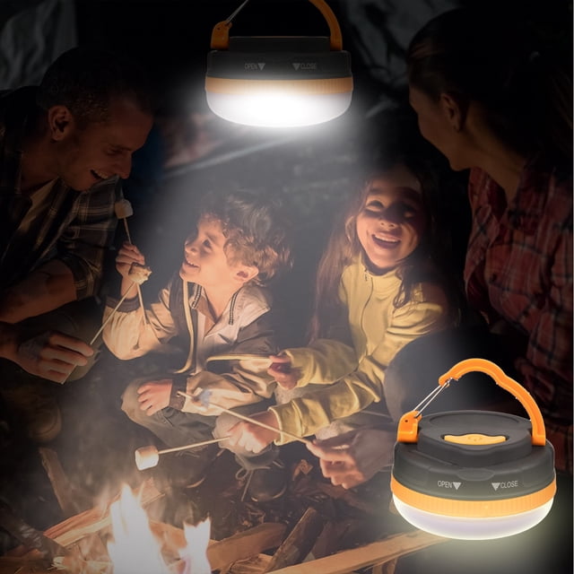 Fiudx Linterna Portátil para Acampar, Luz Led Superbrillante, 5 Modos, Compacta y Ligera, Resistente Al Agua Ip44, Múltiples Opciones para Colgar, Actividades Al Aire Libre, Senderismo, Emergencia, T