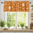 thumbnail image 2 of It‘s Fall Valances for Windows, 42 x 12in, Y’all Pumpkin Maple Leaf Orange Fall Rod Pocket Kitchen Valance Curtain Light Filtering Window Treatments for Living Room Bedroom, 1 Panel, 2 of 7
