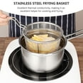 thumbnail image 3 of Raindrops 2-Pack Stainless Steel Multipurpose Frying Basket with Quick Drainage Holes for Efficient Cooking, 3 of 7