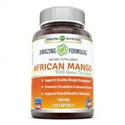 Amazing Formulas African Mango with Green Tea Extract 500 Mg 120 VCaps