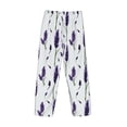 thumbnail image 5 of Xecao Lavender Flowers Men's Straight Lounge Pajama Pants: The Ultimate in Comfortable Sleepwear, 5 of 9