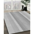 thumbnail image 2 of Ahgly Company Indoor Round Patterned Platinum Silver Gray Area Rugs, 8' Round, 2 of 6