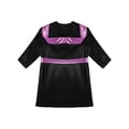 thumbnail image 6 of Yeahdor Girls Boys Boxing Robe for Kids Muay Thai Kickboxing Bjj Boxer Training Outfit Black&Pink 10, 6 of 7