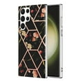 thumbnail image 1 of SuperShield Samsung Galaxy S22 Ultra Case Diamond Platinum Collection Hybrid Bumper Protective Phone Case, Soft, Sleek Protection, Slim Design, Matte Finish - Black, 1 of 3