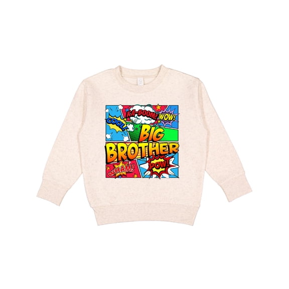 Inktastic Big Brother Comic Book Toddler Sweatshirt