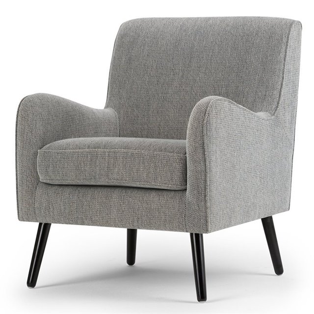 Natural Greige Chaise d'Appoint en Gris