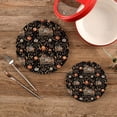 thumbnail image 2 of SKYSONIC 2 pcs Watercolor Pumpkins Corn Pot Holders Trivets, Heat Resistant Trivets,Autumn Leaves Rural Cotton Thread Weave Mats for Hot Pads Pans Pot Bowl Teapot, 2 of 7