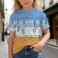 thumbnail image 5 of Hienoo Boys Ice-Cream Print Short Sleeve T Shirt Cute Casual Round Neck Tshirt, Sizes 2-12, 5 of 5