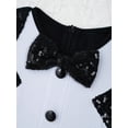 thumbnail image 7 of JanJean Kids Girls Ringmaster Circus Outfit Sequins Bowtie Tutu Dress with Hat Magic Performance Black 14, 7 of 7