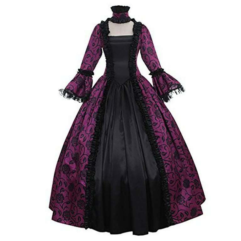 Gothic Victorian Dresses for Women 1800S Ball Gown Vintage