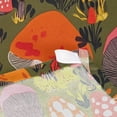 thumbnail image 3 of Yayeee Tapestry Wall Hanging for Bedroom 60" x 51" Living Room Home Wall Art Decor, Vibrant Mushroom, 3 of 7