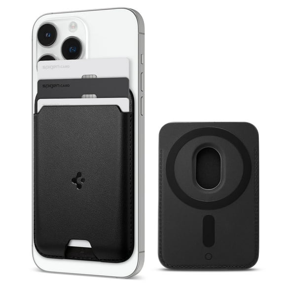Tarjetero magnético Spigen MagFit para iPhone con 3 tarjetas