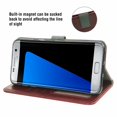thumbnail image 3 of Mobile Phone Cover for Samsung S7 Edge Plus, Cover Premium Pu Leather Tpu Flip Cover Magnetic Closure Card Compartment Stand Function Wallet with Lanyard Protective Cover, 3 of 7