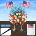 thumbnail image 4 of Artificial Fake Flowers For Outdoor Outside Decor Bundles Faux Plants Silk Realistic Flower Look Real Plastic Decorations For Porch, 4 of 6