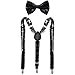 thumbnail image 3 of Man of Men - Bowtie & Suspender Set - Black Sequin, 3 of 4