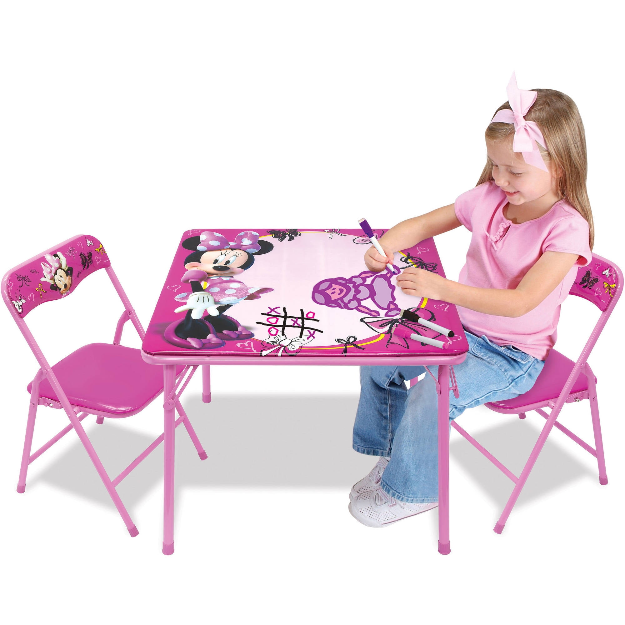 minnie mouse table chair set