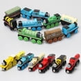 thumbnail image 3 of Tren de madera de bolsillo de Thomas y sus amigos para niños, modelo de juguete Molley Gold Diesel, tren de riel para dama, regalos de cumpleaños para niños, 3 of 4