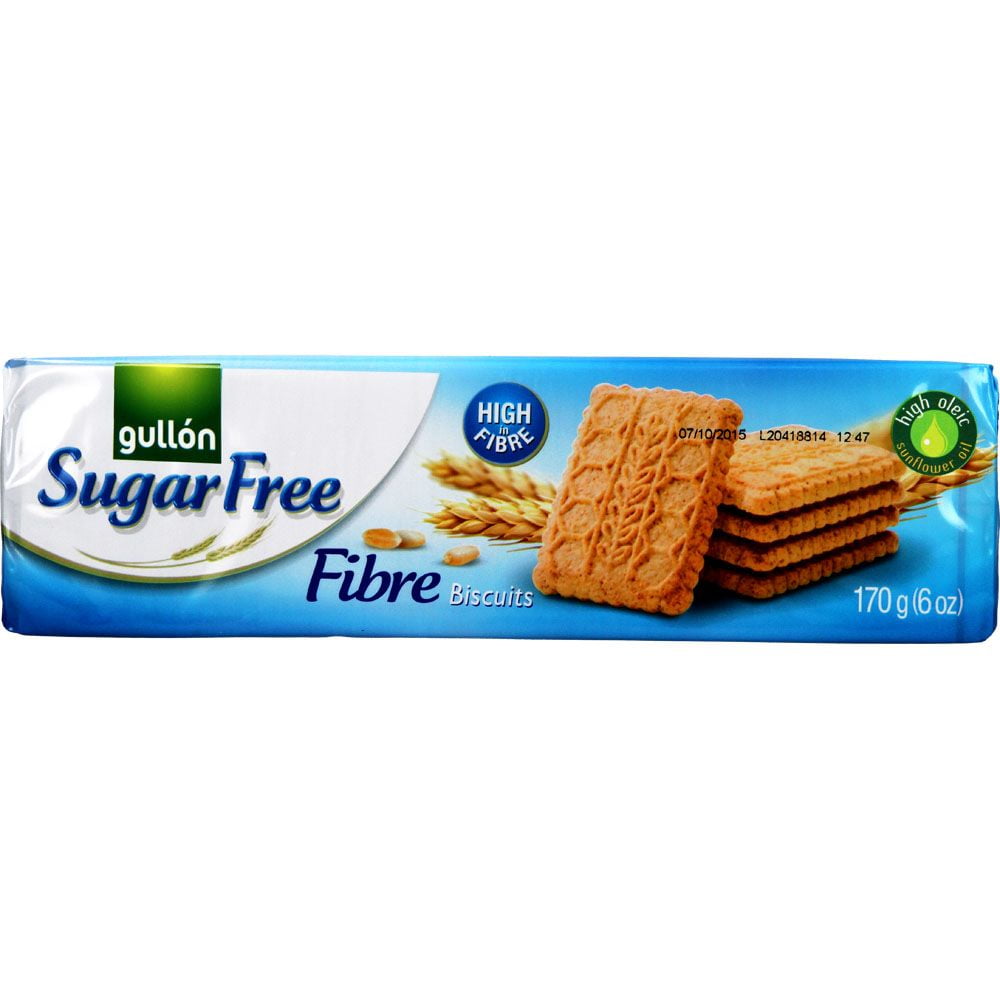 Gullon Sugar Free Fiber Cookies 6 Ounce, 170 Gram