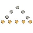 thumbnail image 3 of Flute Repair Wind Instrument Metal Opening Plug 10 Pieces of Flute Repair Tool Musical Instrument Accessories, 3 of 5