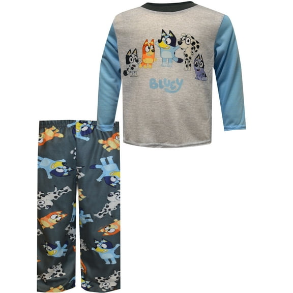 AME INTL Boys Bluey and His Pals Toddler Pajamas (4T)