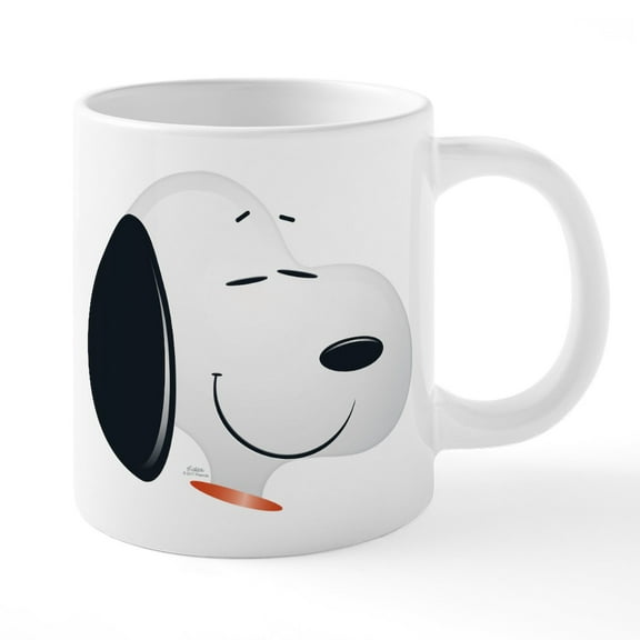 CafePress - Peanuts Snoopy Emoji - 20 Oz White Ceramic Mega Mug