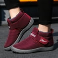 thumbnail image 2 of Puntoco Women'S Winter Boots Clearance,Women'S Snow Boots Winter Ankle Short Bootie Waterproof Footwear Warm Shoes Red, 2 of 9